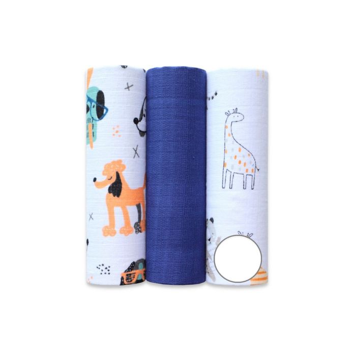 Vystyklai kūdikiui - 3 dalių komplektas "Dog"