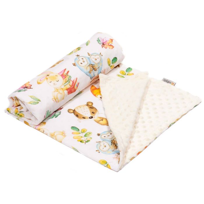 Pledas kūdikiui "Companions" 100x75cm  smėlio spalvos