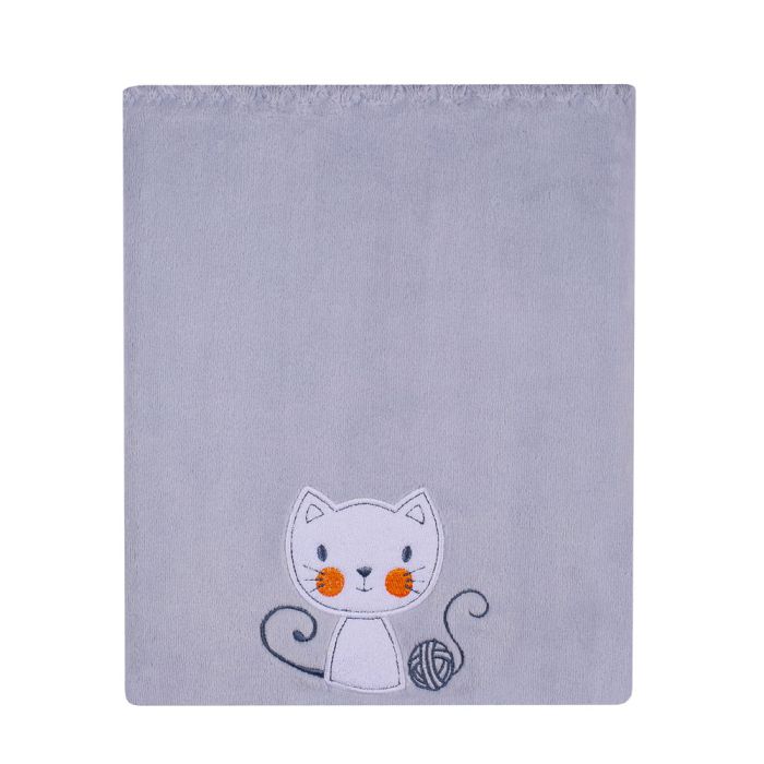Pledukas kūdikiui "Kitty" 80x90 pilkas