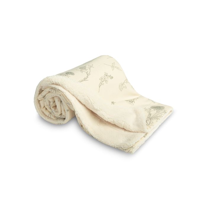 Pledas kūdikiui "Silky eco" 100x80 cm flora