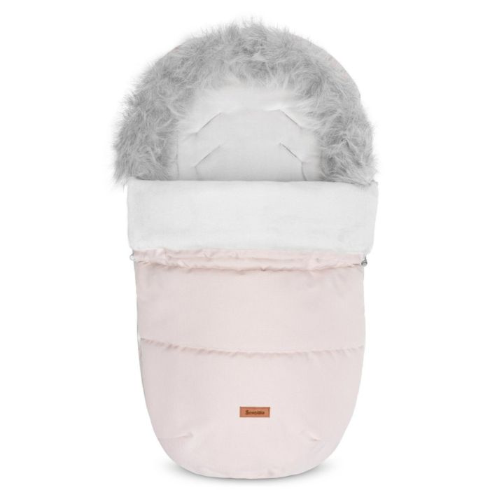 Šiltas miegmaišis - vokelis vežimėliui  "Indiana pink" 