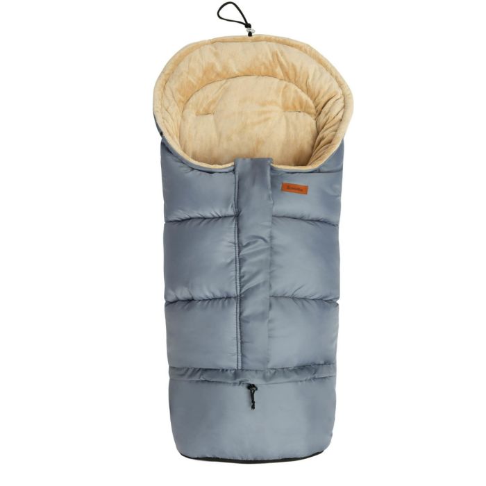 Šiltas miegmaišis - vokelis vežimėliui  "Combi" Graphite/Beige 