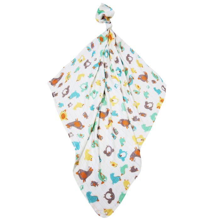 Vystyklas bambukinis "Birds" 75x75cm gelt.sp.