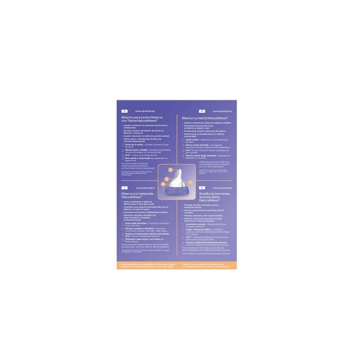 Kūdikio buteliukas "Lansinoh" su žinduku Anti-Colic 160 ml 2 vnt