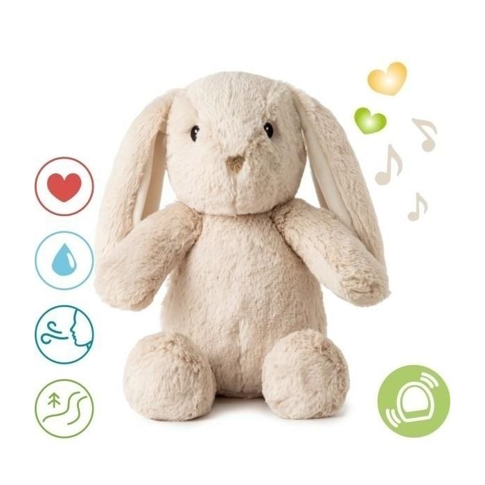 Cloud B naktinė lemputė - migdukas Bunny su judesio jutikliu ir muzika