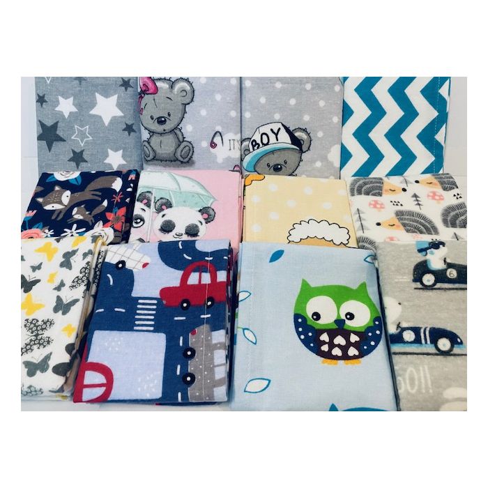 Neperšlampamas daugkartinis paklotas 45x55cm (galima pasirinkti piešinuką)