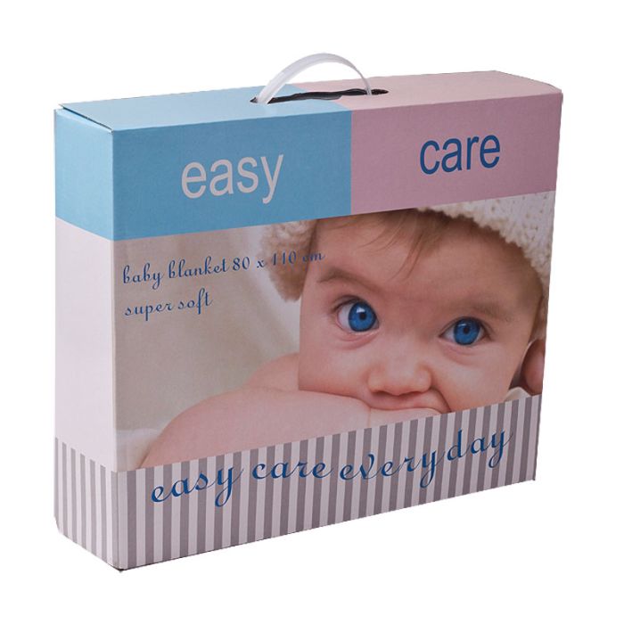 Pledas kūdikiui "Super soft" 80x110 pilkas