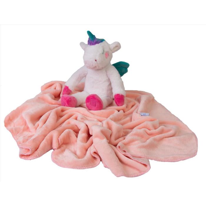Pledas kūdikiui "Unicorn" 100x85 su migduku 