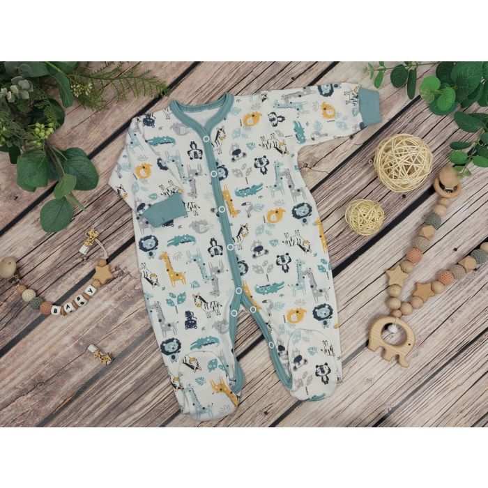 Šliaužtinukai kūdikiui "Animals" mint 