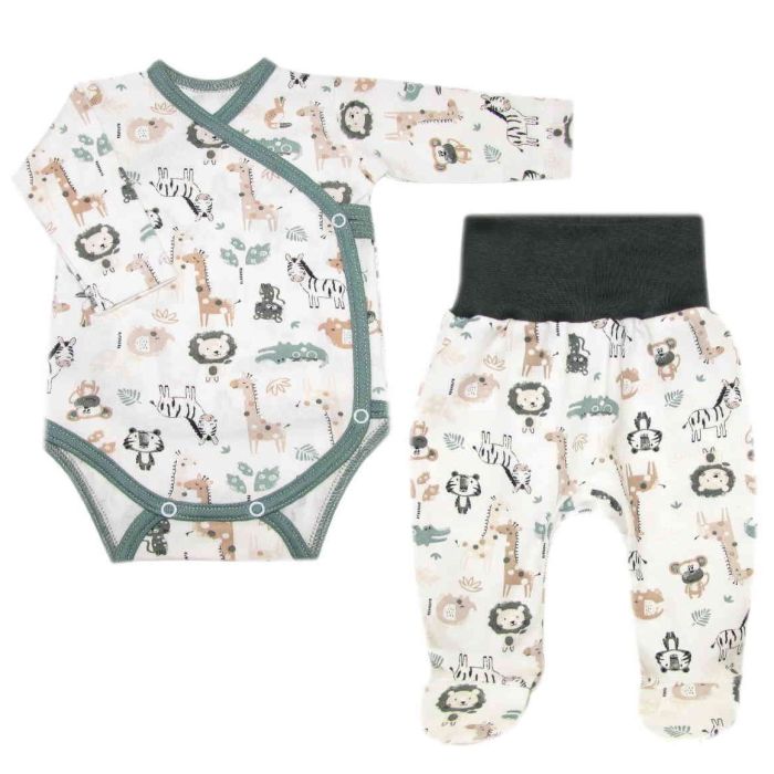 Drabužėliai kūdikiui "Jungle khaki" 2 dalių 