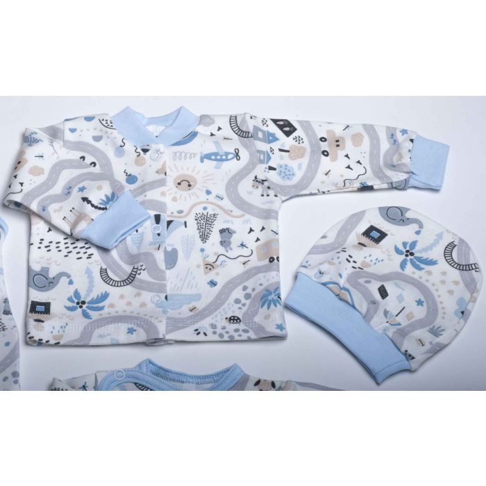 Kūdikio kraitelis - drabužėliai naujagimiui "Sunny days" 5 dalių  out of stock