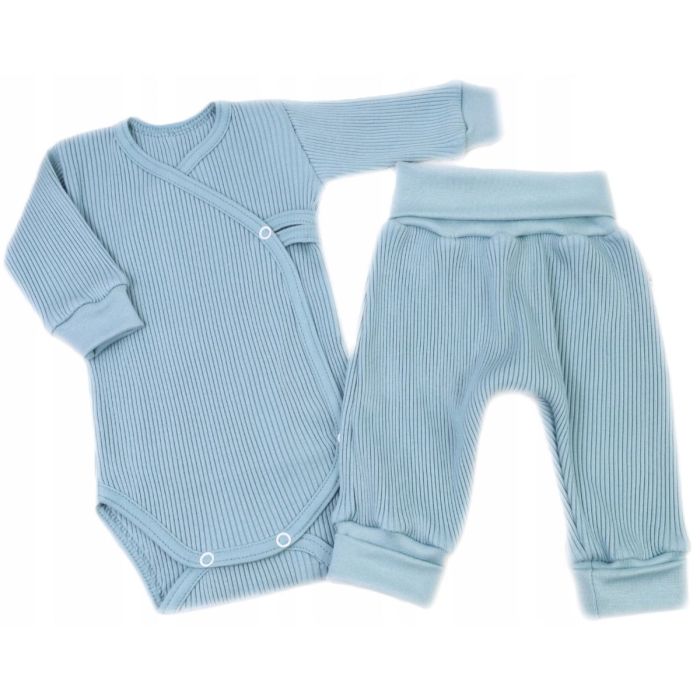 Drabužėliai kūdikiui "Lined lux" 2 dalių, iceberg 