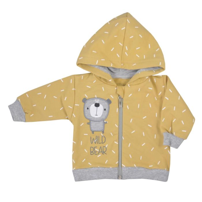 Kelnytės su džemperiu kūdikiui "Wild bear" 2 dalių 