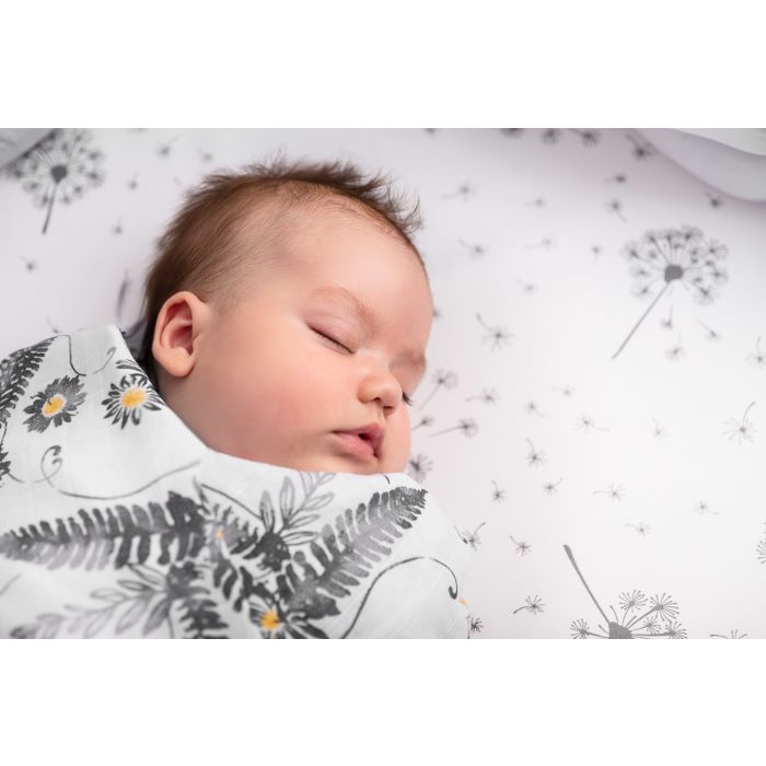 Muslino vystyklas kūdikio vystymui "Stars" 120x120cm