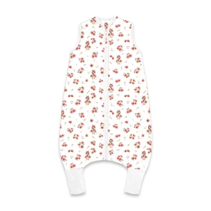 Miegmaišis kūdikiui "Duckling Chic pink" su kojomis 2-2.5 TOG