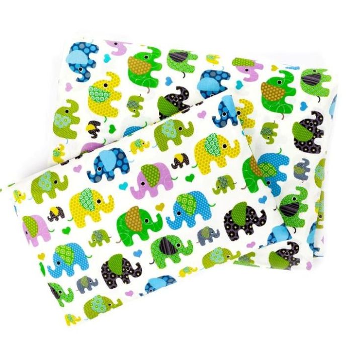 Patalynė kūdikio lopšiukui 80x70cm "Drambliukai" 