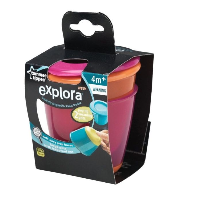 Tommee Tippee indeliai kūdikio maisto laikymui ir šaldymui