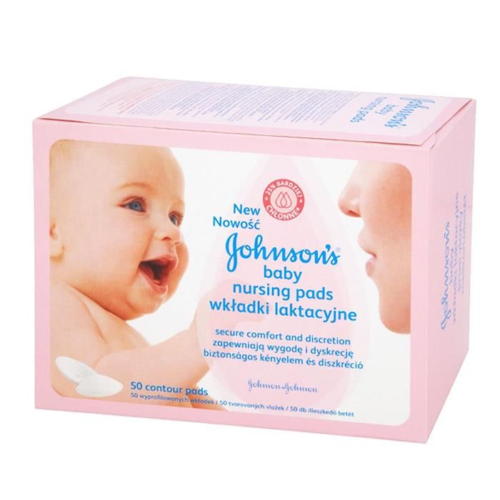 Įklotai laktaciniai į liemenėlę Johnsons's Baby 50vnt