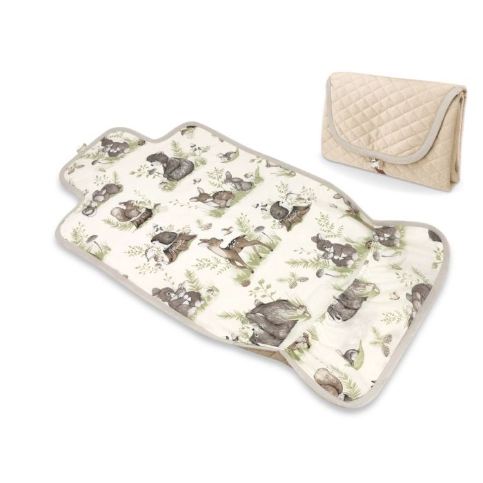 Neperšlampamas pervystymo paklotas kūdikiui "Forest nugat" 93 x 50 cm 