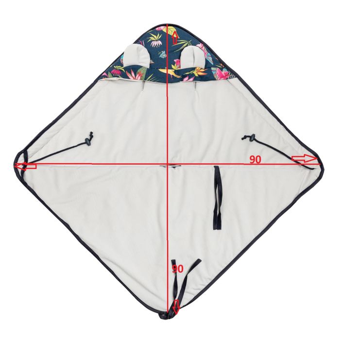 Pledas automobilinei kėdutei "Deer" 90x90 cm