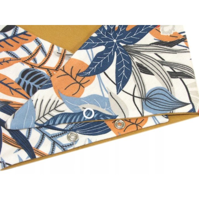 Kepurytė ir kaklaskarė kūdikiui "Cosy" - tropics navy