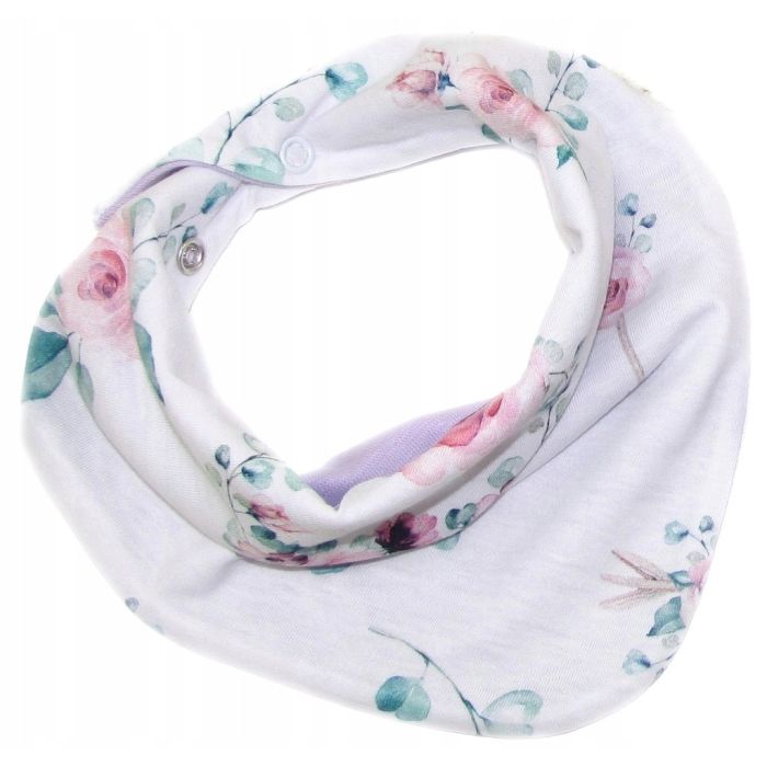 Kepurytė ir kaklaskarė kūdikiui "Love" - Violet