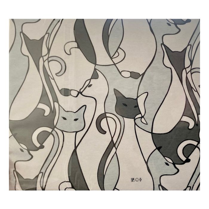 Medvilninis pledas kūdikiui "Big cats" 100x75cm 