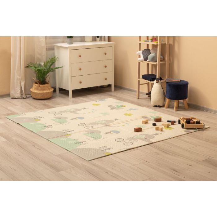 Žaidimų kilimėlis kūdikiui "ELEPHANTS" 200 x 180 cm