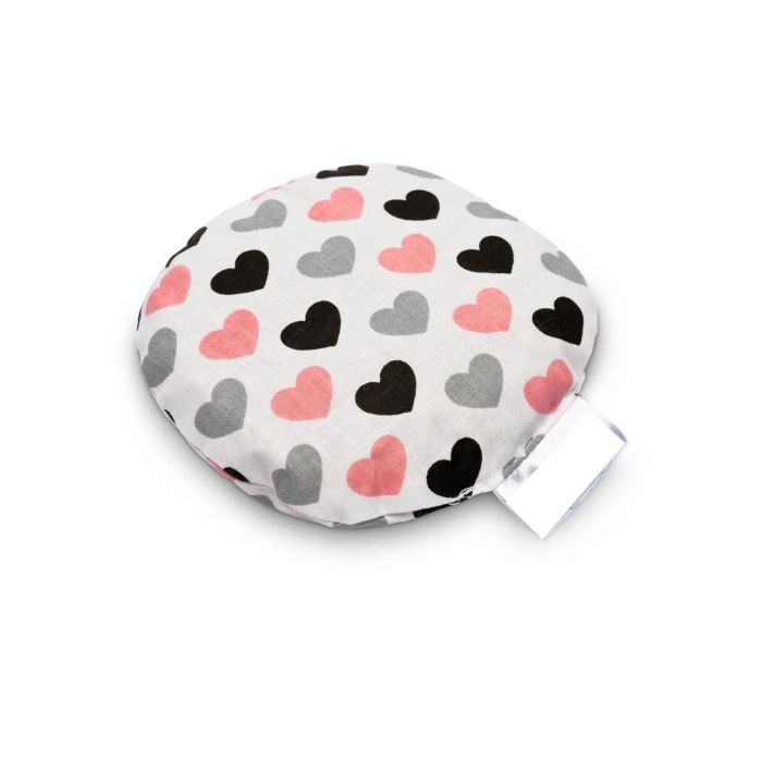 Vyšnių kauliukų pagalvėlė šaldyklė - šildyklė "Hearts"