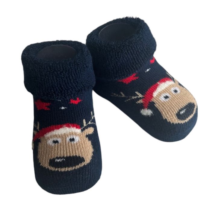 Puuvillased beebisokid 0-6 k, Paws blue