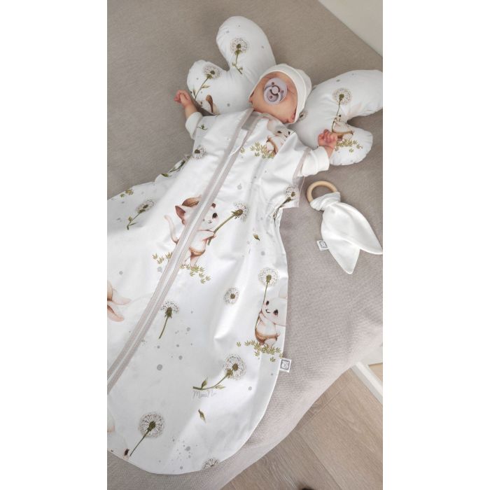 Vystyklas kokonas kūdikiui Teddy interlock super kittens