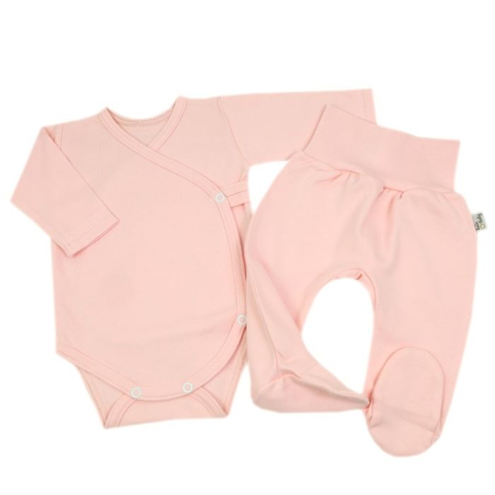 Drabužėliai kūdikiui "Blank candy pink" 2 dalių