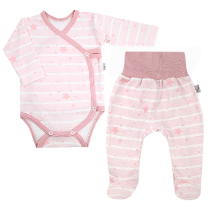 Drabužėliai kūdikiui "Galaxy  pink" 2 dalių 