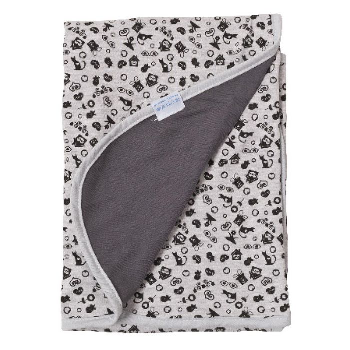 Medvilninis pledas kūdikiui "Emoji" 100x75cm 