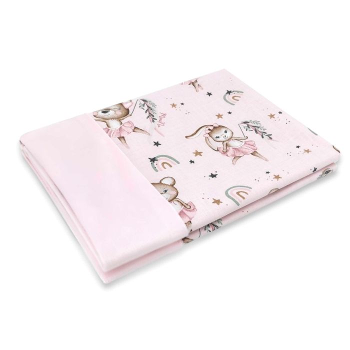 Medvilninis pledas kūdikiui "Little balerina" 100x75cm 
