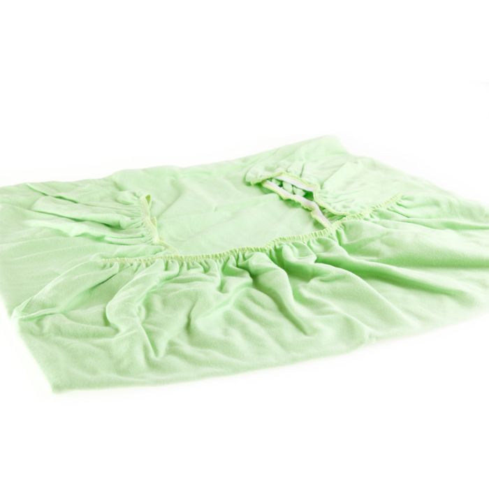 Paklodė su guma vežimėliui 75x35cm žalios sp.