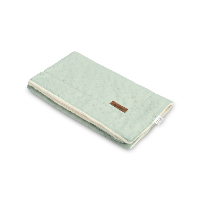 Pledas kūdikiui "Silky ornament" 100x80 cm metinės spalvos