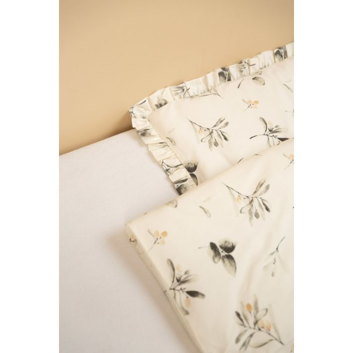 Patalynė kūdikiui 135x100 "Olive" su klostėmis