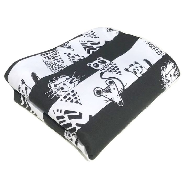 Komplektas vežimėliui "Mono" pledas 60x75cm ir pagalvė 35x25cm 