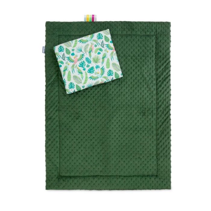 Pledukas kūdikiui "RIO" 100x75cm su pagalve žalias