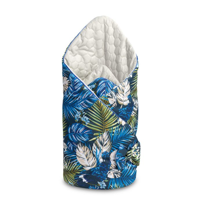 Dvipusis vokelis kūdikiui "Parrots" melsvas