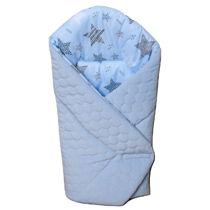 Vokelis kūdikiui "Bubbles" melsvas su žvaigždutėmis