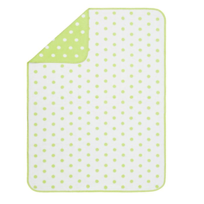 Pledas "Polka Dots" 100x75cm iš medvilnės žal.sp.