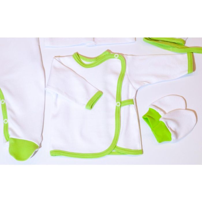 Kūdikio kraitelis - drabužėliai naujagimiui "Mono" 5 dalių