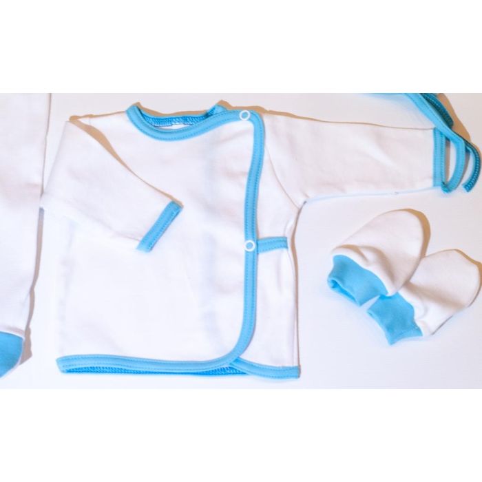 Kūdikio kraitelis - drabužėliai naujagimiui "Mono" 5 dalių 