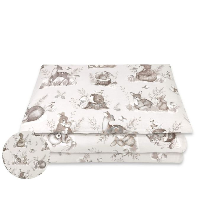 6 dalių kraitelis kūdikiui "Forest sepia"