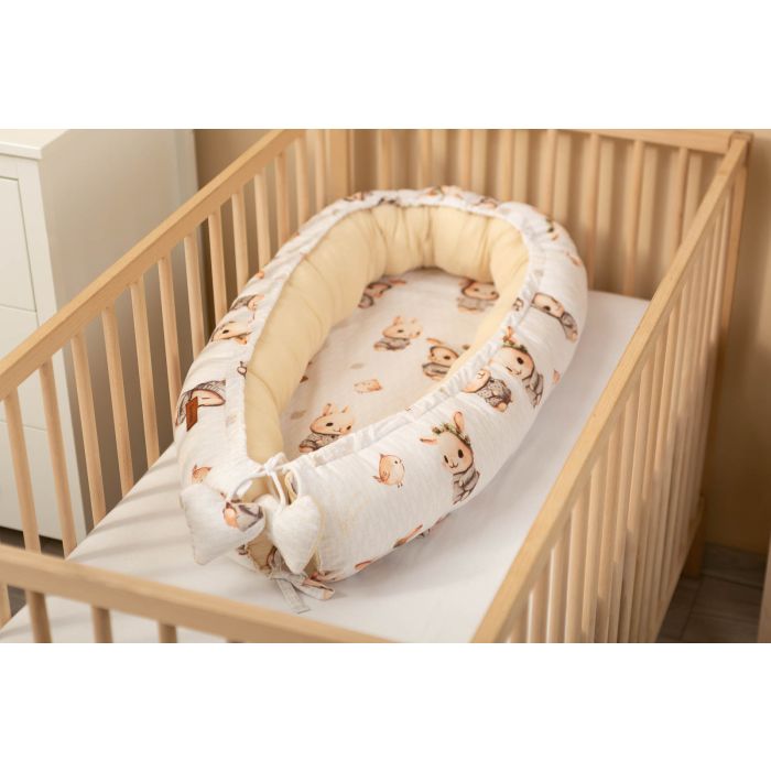 Kūdikio lizdelis su muslinu "LISSIE" 