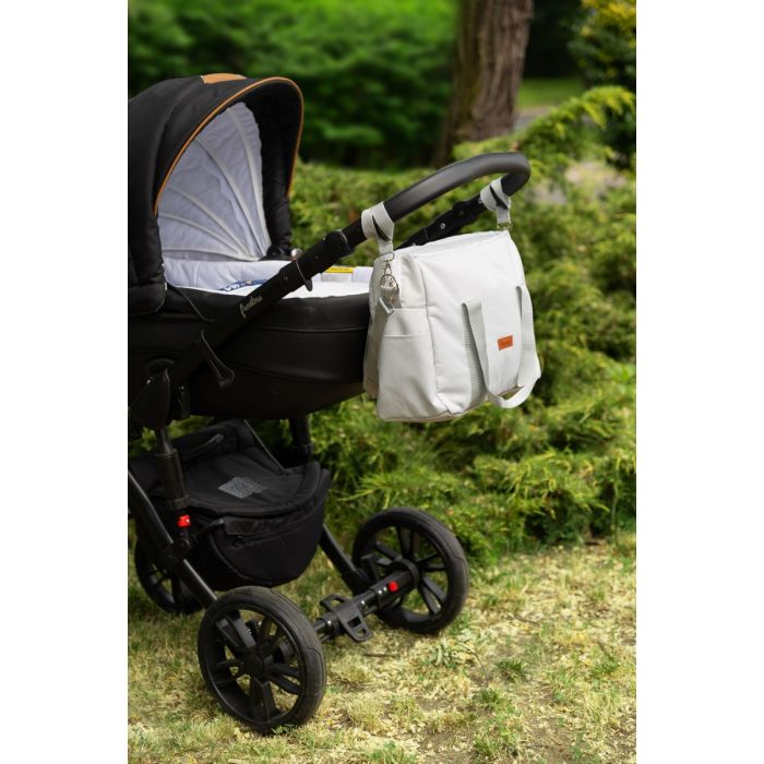 Krepšys - mamos rankinė kūdikio daiktams "Indiana Ash"