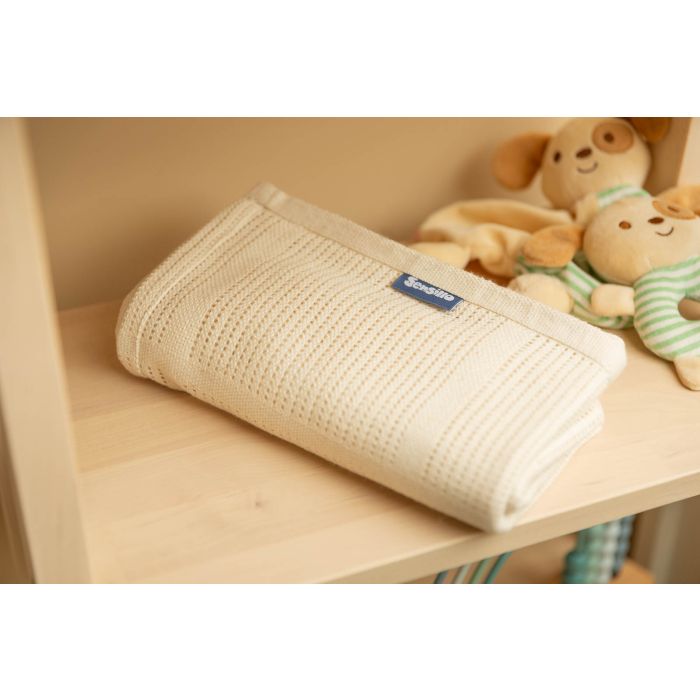 Kūdikio pledukas "Lulu ecru" 95x95 cm 
