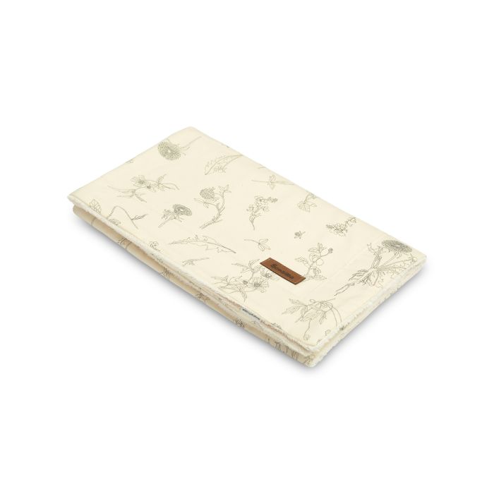 Pledas kūdikiui "Silky eco" 100x80 cm flora